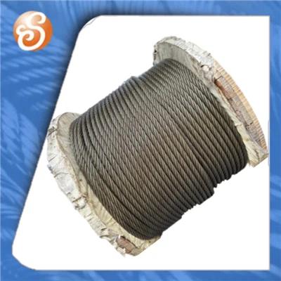 Nantong Gweithgynhyrchu 6x19 Hyd hir Rhaff Gwifren Galfanedig 1.5mm-25mm 1770mpa
